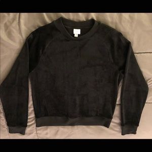 A New Day Soft Black Crewneck Sweater